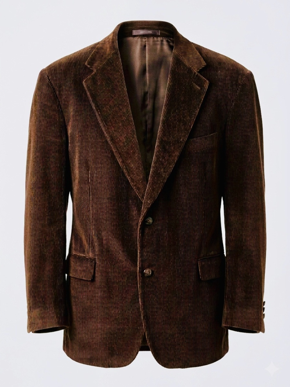 New England Collection Corduroy Blazer 44R Brown Sport Coat Jacket Vintage